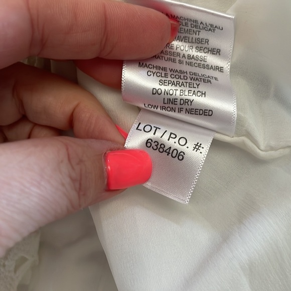 Tribalfemme white dress lattice embroidered on sheer overlay sleeveless shift 14 - Picture 12 of 16